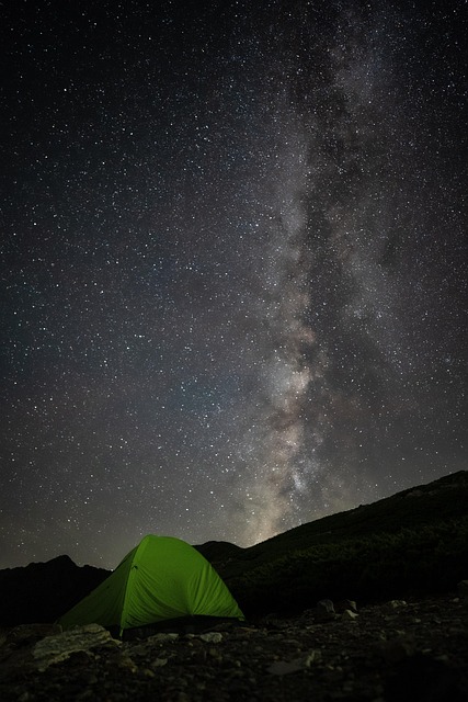 Piedmont Alps camping mountain